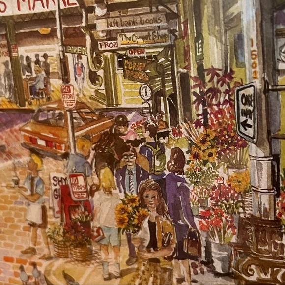 Sarah Clementson Yaeger - PRINT #124 Pike Place Market - numbered 1,392/2000 - Picture 6 of 9